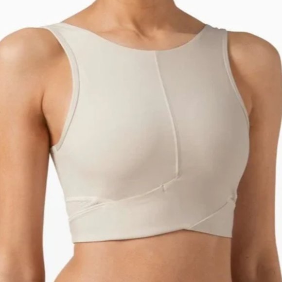 NWT Lululemon Final Mile Crop Tank color dune, size 8 - Picture 1 of 4